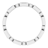 Platinum 3/4 CTW Natural Diamond Eternity Band Size 7