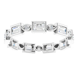 Platinum 3/4 CTW Natural Diamond Eternity Band Size 7