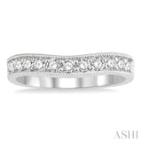 .50CTRDDM 'V' BAND-MILLG WG 14K@11-H*