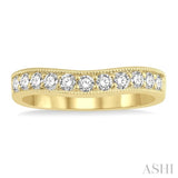 .50CTRDDM 'V' BAND-MILLG YG 14K@11-H*