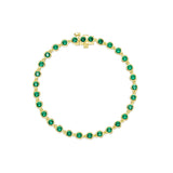Bezel Strand Bracelet