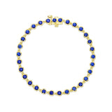Bezel Strand Bracelet