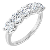 Platinum 1 1/2 CTW Natural Diamond Anniversary Band