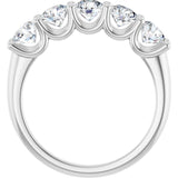 Platinum 1 1/2 CTW Natural Diamond Anniversary Band