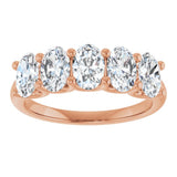 14K Rose Gold 1 7/8 CTW Natural Diamond Anniversary Band
