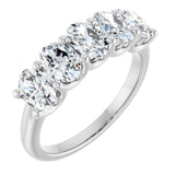 14K White Gold 1 7/8 CTW Natural Diamond Anniversary Band