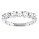 Platinum 1/2 CTW Natural Diamond Anniversary Band