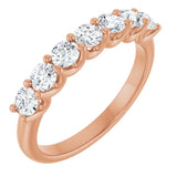 14K Rose Gold 7/8 CTW Natural Diamond Anniversary Band