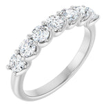 Platinum 7/8 CTW Natural Diamond Anniversary Band