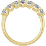 14K Yellow Gold 1 CTW Natural Diamond Anniversary Band