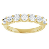 14K Yellow Gold 1 CTW Natural Diamond Anniversary Band