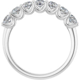 Platinum 1 CTW Natural Diamond Anniversary Band