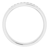 14K White Gold 3/8 CTW Lab-Grown Diamond Band