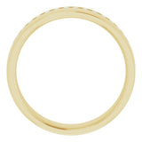 14K Yellow Gold 3/8 CTW Lab-Grown Diamond Band