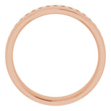 14K Rose Gold 3/8 CTW Lab-Grown Diamond Band