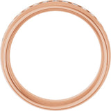 14K Rose Gold 1/2 CTW Natural Diamond Band