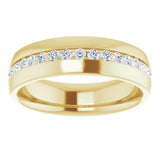 14K Yellow Gold 1/2 CTW Natural Diamond Band