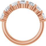14K Rose Gold 2 1/2 CTW Lab-Grown Diamond Anniversary Band