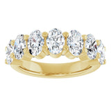 14K Yellow Gold 2 1/2 CTW Lab-Grown Diamond Anniversary Band