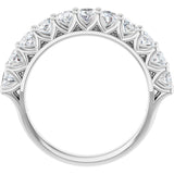 14K White Gold 2 3/4 CTW Natural Diamond Annniversary Band