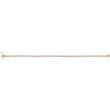 14K Rose Gold 3 CTW Lab-Grown Diamond Line 7 1/4" Bracelet