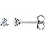 14K White Gold 1/5 CTW Lab-Grown Diamond Stud Earrings