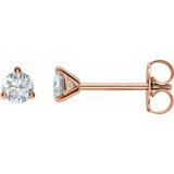 14K Rose Gold 1/5 CTW Lab-Grown Diamond Stud Earrings