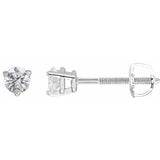 14K White Gold 1/3 CTW Natural Diamond Earrings