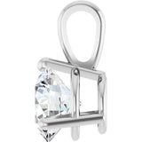 Sterling Silver 1/2 CT Lab-Grown Diamond Pendant