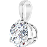 Sterling Silver 1 CT Lab-Grown Diamond Pendant