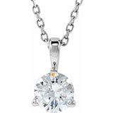 Platinum 1/2 CTW Natural Diamond 18