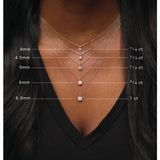 14K Rose Gold 3/4 CT Lab-Grown Diamond Pendant