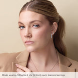 14K Rose Gold Natural Alexandrite Earring