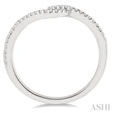 1/6 Ctw Round Cut Diamond Wedding Band in 14K White Gold