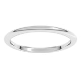 Platinum 1.5 mm Comfort-Fit Half Round Band Size 6.5