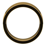 14K Yellow Gold 8 mm Comfort-Fit Flat Band Size 13.5