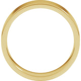 10K Yellow Gold 6 mm Lightweight Comfort-Fit Flat Band Size 9