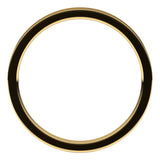 18K Yellow Gold 2 mm Flat Comfort Fit Light Band Size 5