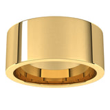 14K Yellow Gold 9 mm Comfort-Fit Flat Band Size 7