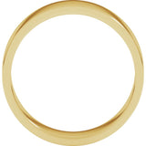 10K Yellow Gold 6 mm Flat Band Size 11
