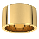 14K Yellow Gold 12 mm Comfort-Fit Flat Band Size 5.5