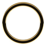 14K Yellow Gold 3.5 mm Comfort-Fit Flat Band Size 7