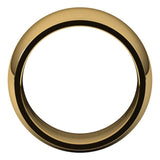 14K Yellow Gold 11 mm Comfort-Fit Half Round Band Size 5.5