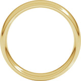 18K Yellow Gold 5 mm Comfort-Fit European-Style Band Size 10