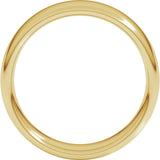 18K Yellow Gold 6 mm Comfort-Fit European-Style Band Size 11.5