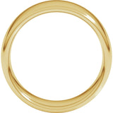 10K Yellow Gold 8 mm Comfort-Fit European-Style Band Size 12