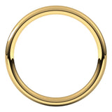 18K Yellow Gold 2 mm Comfort-Fit European-Style Band Size 5