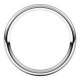 14K White Gold 2 mm Comfort-Fit European-Style Band Size 8.5