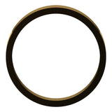 14K Yellow Gold 3.5 mm Flat Band Size 10