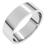 10K White Gold 6 mm Flat Band Size 9.5